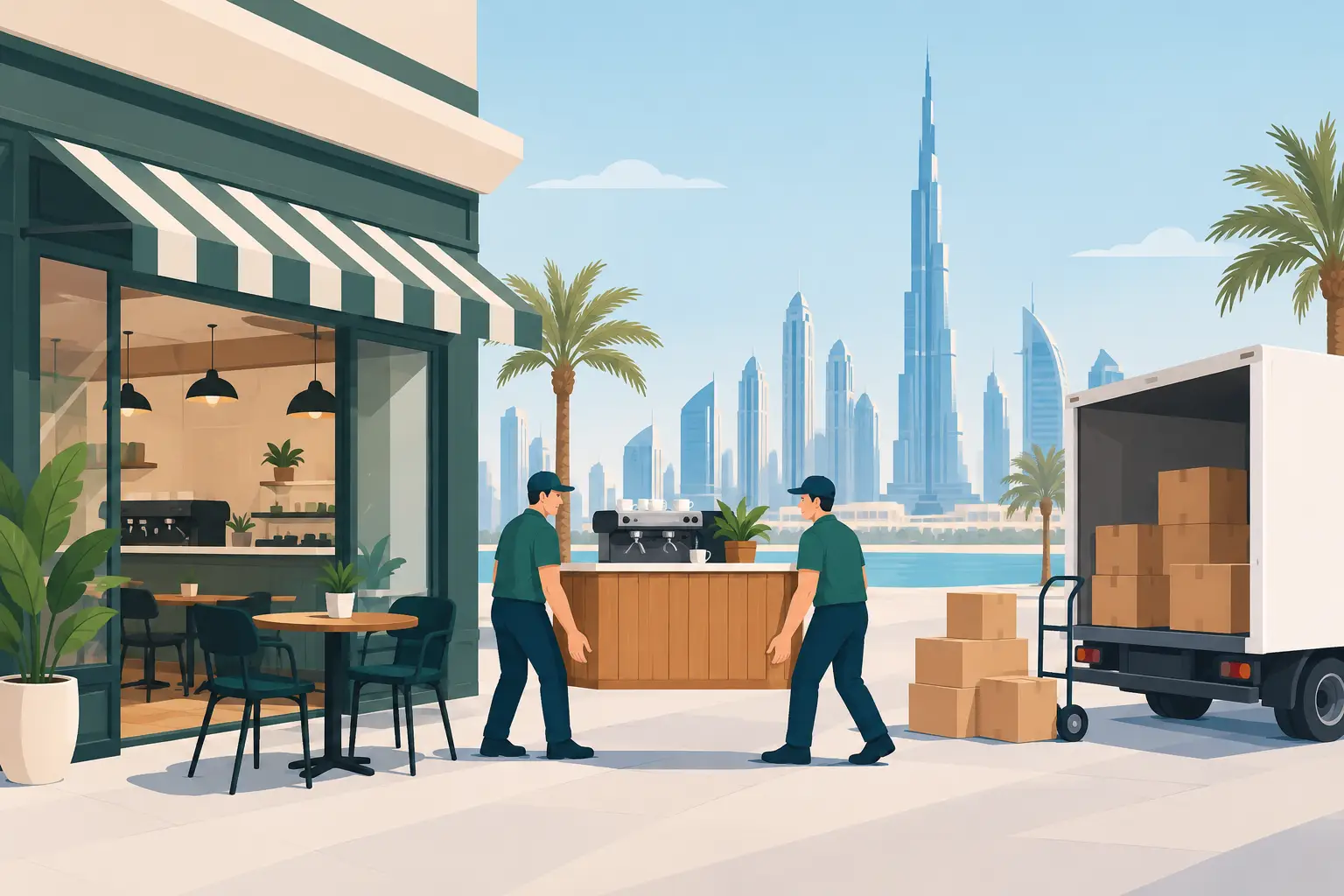 Cafe Relocation Services Dubai for a Smart Move